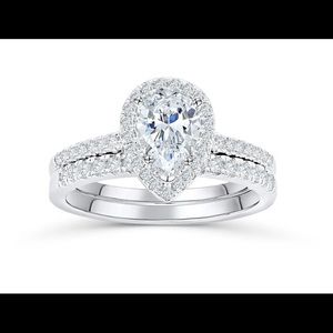 Modern Gents Engagement Ring Set